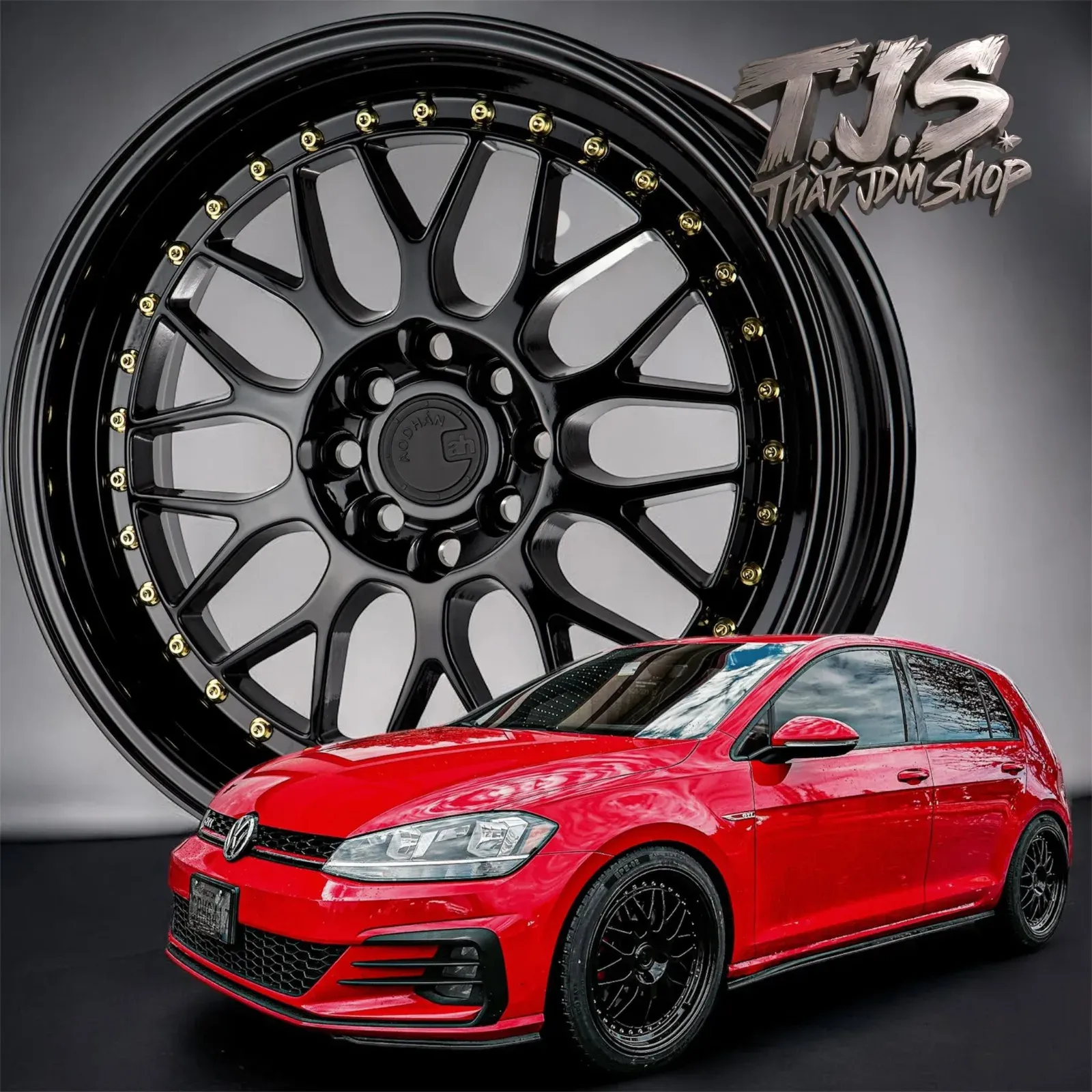 VW GTI wheel and stance